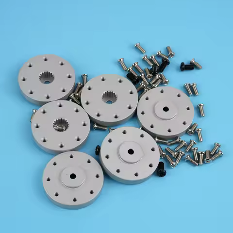 Premium 18T Metal Round Servo Bracket with 4 M2 5x6 Nuts Compatible DS5160 DS5180 DS51150 DS51160 60