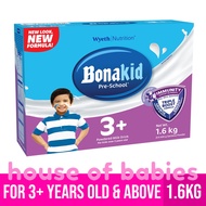 BONAKID PRE-SCHOOL 3+ 1.6kg for Children Over 3 Years Old Powdered Milk Drink