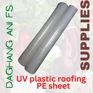 UV Plastic Roofing Garden Rain Protection UV PE roof for greenhouse