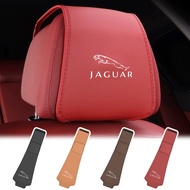 1/2pcs Car Seat Headrest Pillow Case Car Seat Neck Pillow Cushion Car Logo Stlying for Jaguar XEL F-