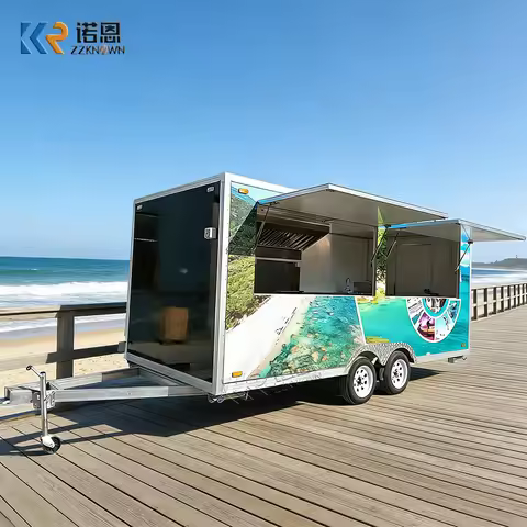 Food Cart Stall Small Food Trailer Ice Cream Sell Commercial Mobile Sushi Promotion Food Truck From 