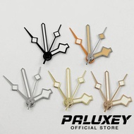 PALUXEY SnowFlake GMT NH34 Four Needles Hands Green Luminous Rose Gold Silver Gold Black Watches Poi