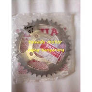 HONDA Chrome Rear Gear 37T-428 Rare Astrea Grand Legenda Win Supra 100