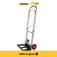 NEW NEW Krisbow Foldable Hand Truck 90 Kg Folding Goods Trolley