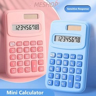 MESHOPMY Mini Pocket Calculator, Large LCD Display Silent Scientific Calculator, Cartoon 8-Digit 8-D