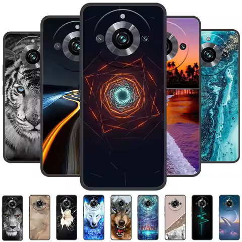 For Realme 11 Pro Plus Case Silicone Shockproof Soft TPU Phone Cover For Realme 11 11Pro+ 5G Funda R