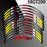 Motorcycle Wheel Rim Sticker Reflective Hub Stripe Tape Accessories Waterproof Decal For Aprilia SRG