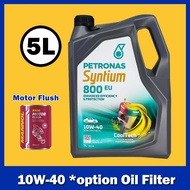 Petronas Syntium 800 10W-40 5L Semi Synthetic Engine Oil 10W40 (with Oil Filter) #CASTROL#PETRONAS#M