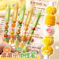 New Product Ready Stock String Pen Press Pen High-value Student Cute DIY String String Music Decompr