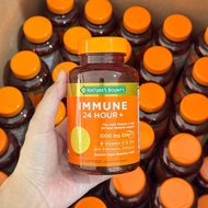 วิตามินซี Natures Bounty Immune 24 Hour+ With 1000mg Ester-C