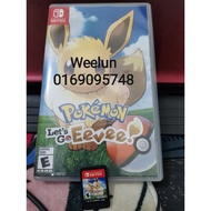 pokemon lets go eevee(CHI)game card Used