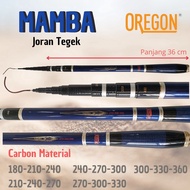 Joran Tegek Oregon Mamba 180 210 240 270 300 330 360  model zoom Ruas Pendek carbon ringan kuat