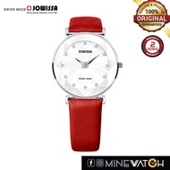 Jowissa 36mm White Dial Red Leather J5.559L