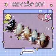 !! Cute DIY Keycaps 2U Meow