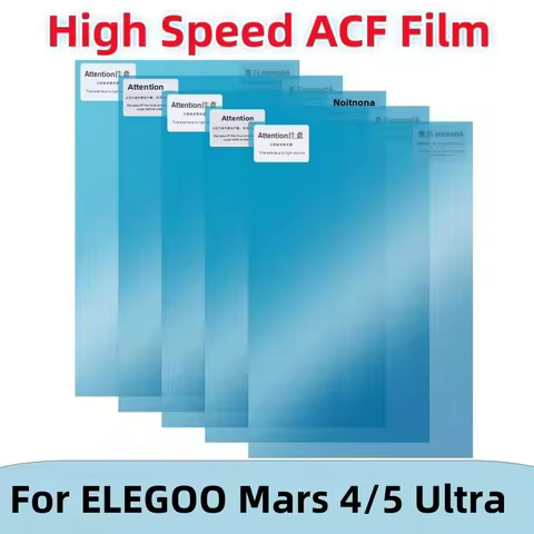 5Pcs 7 Inch ACF Film 235x160mm For ELEGOO Mars 4 Ultra Mars 5 Ultra 0.3mm UV Resin 3D Printers Relea