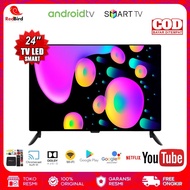 RED BIRD ANDROID SMART DIGITAL TV 24inch SUPPORT ANDROID HDMI VGA AV USB GARANSI RESMI