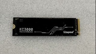 低使用，Kingston KC3000 PCIe 4.0 1TB NVMe M.2 SSD