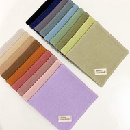 Color Block Linen Coaster by mnw.curated (glass mat linen Coaster/)