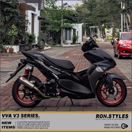 HITAM Ar03 AEROX STRIPING 2020-2022 DESIGN 2023 CUTTING STRIPING AEROX STRIPING 2023 AEROX VARIATION