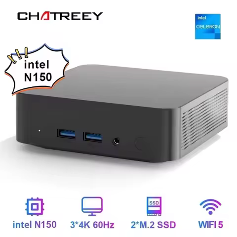 T9 Plus Intel N150 Quad Core Compact Pocket PC 16GB DDR5 WIFI5 1TB SSD Win 11 Pro intel UHD Graphics