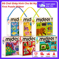 Đồ Chơi Ghép Hình Cho Bé Mideer My First Puzzle Đồ Chơi xếp hình tư duy Phát Triển Trí Tuệ Cho Bé