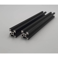 200mm Aluminium Profile V-Slot Black Anodized 2020