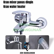 KRAN MIXER PANAS DINGIN KUNINGAN/KRAN WATER HEATER KOMPLIT SHOWER water heater - BELIEVESTORE