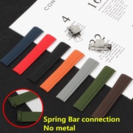 Top quality 21mm Silicone Rubber Watch band For Patek Aquanaut Philippe strap for 5164a 5167a-001 Wa