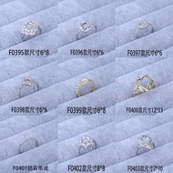 Ring Setting Wholesale Zircon Round Jewelry Material DIY Inlay Inlay Jade Stone