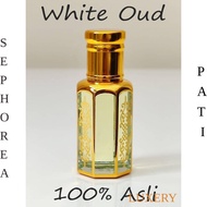 Minyak Gaharu Pati White Oud / Minyak Gaharu Oud Asli 100% Asli From Dubai 3ml - 12ml