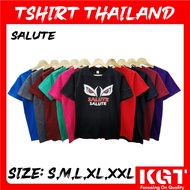 BAJU TSHIRT THAILAND LENGAN PENDEK SALUTE TSHIRT SHORT SLEEVES 100% COTTON FROM THAILAND BANGKOK