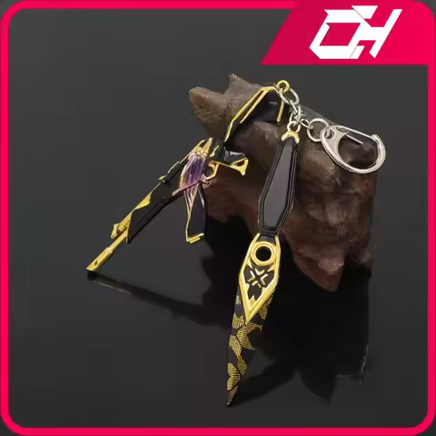 Valorant Keychains Champions 2023 Kunai Vandal Collection 10cm Game Metal Weapon Model Pendant Acces