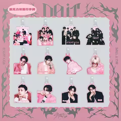 Skzoo x STRAY KIDS New Album "DO IT" HAN Acrylic Luggage Tag - Backpack Keychain Charm, K-pop Mercha