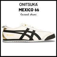 ONlTSUKA-TlGER MEXICO 66 รองเท้ากีฬาลำลองสำหรับผู้ชายและผู้หญิง รุ่น 1183B493-100 tiger