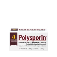 Polysporin First Aid Topical Antibiotic Ointment with Bacitracin Zinc & Polymyxin B Sulfate, for Por