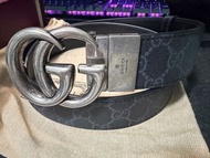 GUCCI雙面皮帶 GG 男裝 原價$5350