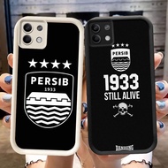 DJ-38 PERSIB Silicone Casing black and white for Xiaomi poco M6Pro X6 X6NEO F7 X7 M7 Pro 5G 4G