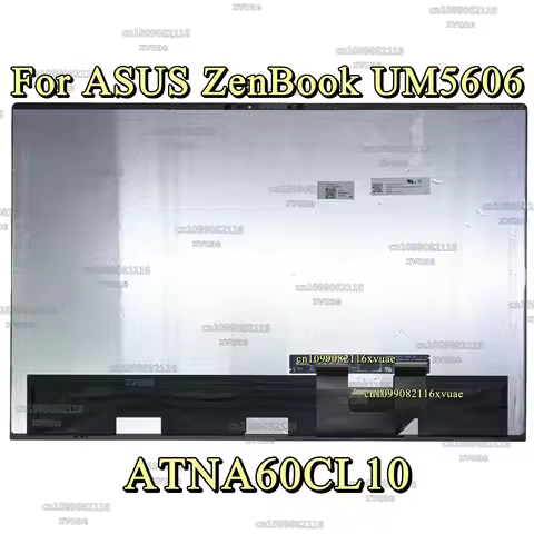 For Asus Zenbook S 16 UM5606WA UM5606 UM5606M OLED Laptop Matrix LCD Screen Touchscreen Replacement