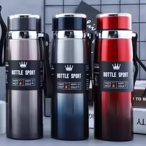 Thermal Water Bottle Keep Cold and Hot Water Bottle Thermos for Water Tea Coffee Vacuum Flasks Stain