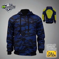 เสื้อการ์ดลายพราง CAMO NAVY SPECIAL รุ่นถอดหมวกได้ Full Option (พร้อมส่ง เก็บเงินปลายทางได้)