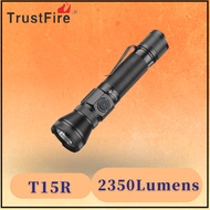 Trustfire T15R Army Tactical Flashlight 2350Lumen Powerful Type C USB Rechargeable 18650 LED Recharg