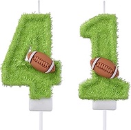 VSHILI 41 Birthday Candles, 41st Cake Candles, Green Happy Birthday Number 41 Candles Cake Topper De