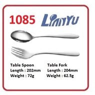 Lianyu 1085 1pc Table Spoon + 1pc Table Fork Set