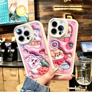 Casetify bear Case Huawei P30 PRO P20 lite P40 PRO y7 pro 2019 Y9 prime 2019 Nova 3 3E 4 4E 5T 7i 7 SE 9 SE MATE 40 30 20 PRO Y7A Y6P Y9S GY031F Soft Cover Phone Case