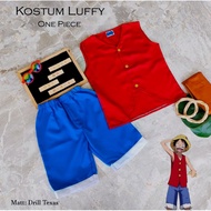 LUFFY ONE PIECE NEWBORN COSTUME BABY/ CHILDREN'S/ COSPLAY COSTUME/ ANIME COSTUME PHOTOSHOOT COSTUME