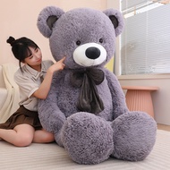 Boneka Beruang Cinta Berbulu Panjang, Boneka Beruang Teddy Berdiri di Lantai, Boneka Beruang Teddy B