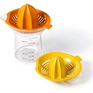 OXO Good Grips 2-in-1 Citrus Juicer 8.5x5.2x5.7 inches Orange, Measurement markings up to 1. 5 cups/