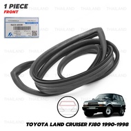 Front Windshield Rubber 1 Piece Of Black For Toyota Land Cruiser FJ80 FZJ80 HJ80 Year 1990-1998