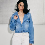 Merge Official - Miranda Denim Crop Jacket (จัดส่ง 04/10)(เปิดขาย 8 Sep 20.00)