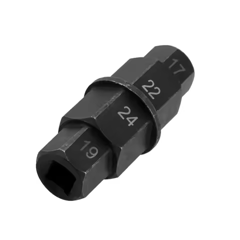 Hex Allen Key Socket Spindle 17mm 19mm 22mm 24mm 4 in 1 Motorcycle Front Axle Outdoor Personal Motor